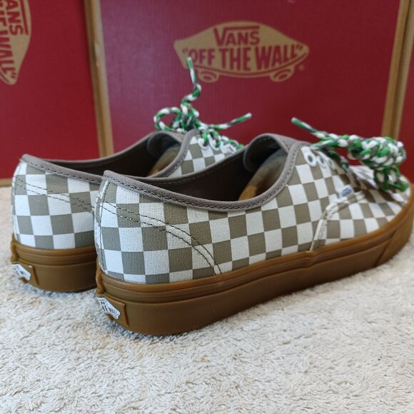 Vans Men's 8/Women's 9.5 Authentic Moon Rock/Gum Checkerboard VN0009PVY6Z - Picture 2 of 12